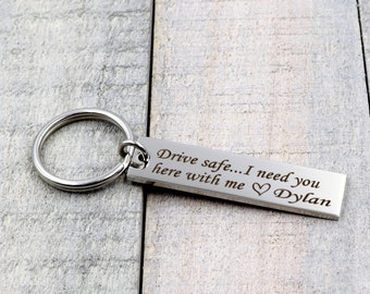 MINI Metal NEW Stylish Key Ring for Him//Her//Husband//Wife//Friend with Gift Pouch