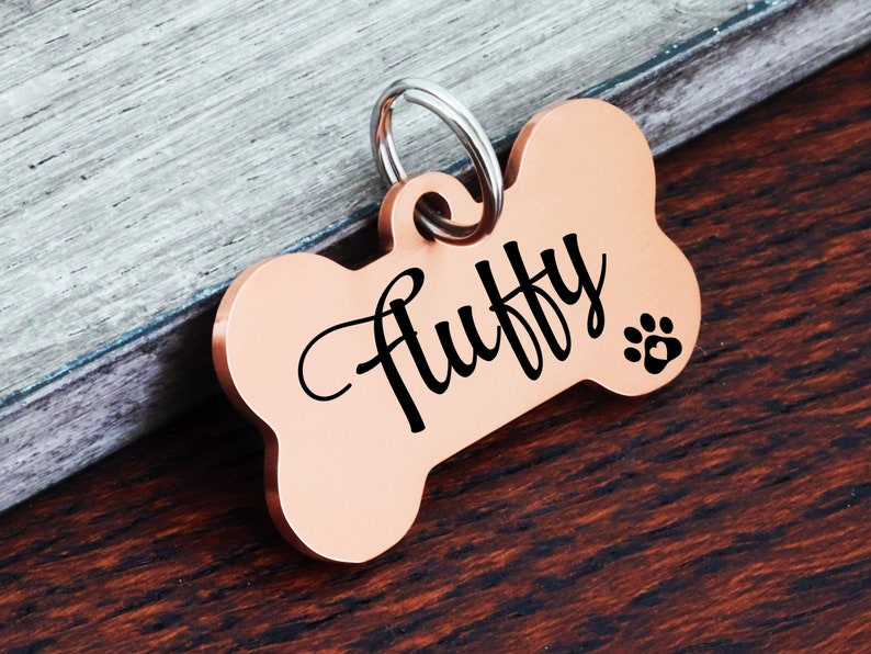Dog Tag, Dog ID Tag, Engraved Dog Tag, Dog Tag for Dogs, Personalized Dog ID Tag, Pet ID Tags, Small Dog Tags, New Puppy Gift, Microchipped 