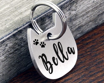 Cat ID Tag, Cat Tag Personalized, Cat Tag, Custom Cat Tag, Cat Tags For Collar, Cat Name Tag, Cat Collar Tag, Pet ID Tag Cat, Cat Tag Small