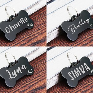 Dog Tag, Dog ID Tag, Custom Dog Tag, Personalized Dog Tag, Dog Tag for Dogs, Bone Dog Tag, Pet ID Tag, Dog Tag Collar, Customized Dog Tag image 6