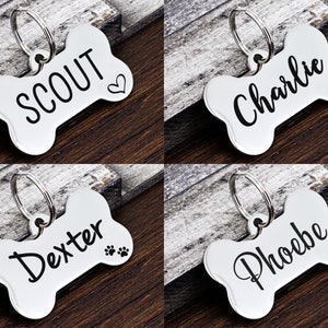 Dog Tag, Dog ID Tag, Custom Dog Tag, Personalized Dog Tag, Dog Tag for Dogs, Bone Dog Tag, Pet ID Tag, Dog Tag Collar, Customized Dog Tag image 3