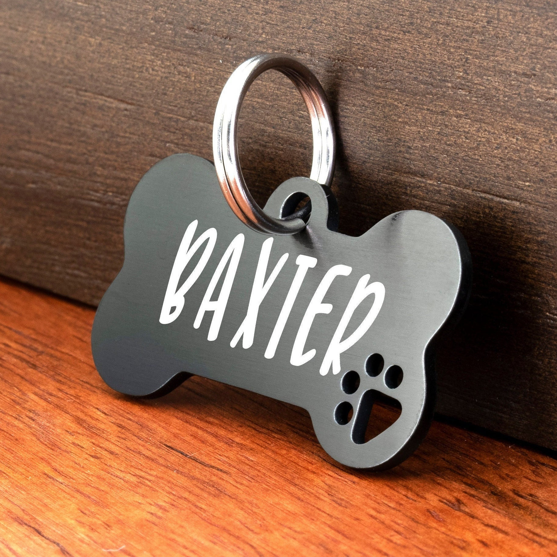 Dog Tags Name Cat Tag Acrylic Personalised Engraved Pet ID - National  Engraver