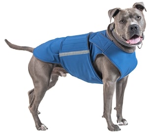 Winter Dog Coat - Warm Dog Jacket - Custom Dog Raincoat - Polar Fleece Coat - Custom made - American Staffordshire Terrier - MADE TO ORDER