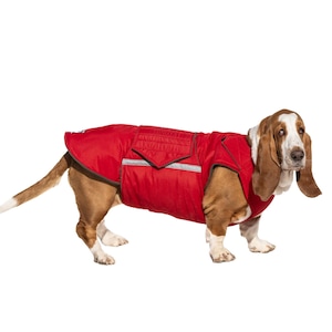 Basset Hound Extra Warm Winter Dog Coat - Dog Jacket - Custom Dog Coat - Waterproof / Fleece - Custom made for your dog