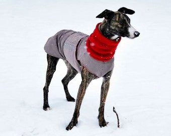 Fleece neck warmer - Dog turtleneck - Fleece scarf - Addition to a dog coat order