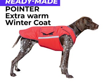 Ready-made Pointer Extra Warm Winter Coat - Waterproof outer with insulation and fleece lining