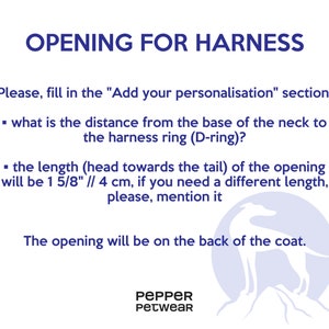 Harness opening