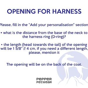 Harness opening