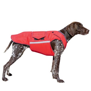German Pointer / Vizsla Extra Warm Winter Dog Coat - Dog Jacket - Custom Dog Winter Coat - Waterproof / Fleece - Custom made for your dog