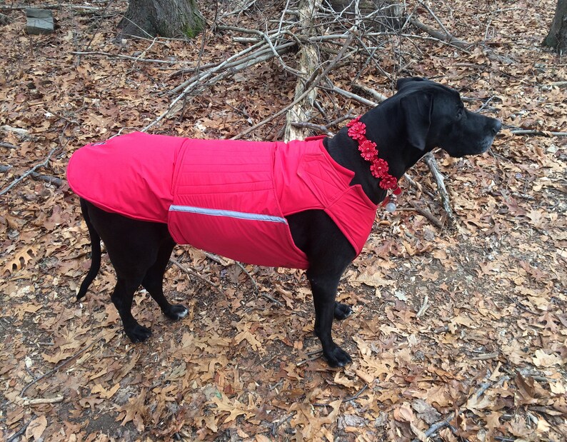 Extra Warm Winter Dog Coat Large Dog Jacket Custom Made Etsy