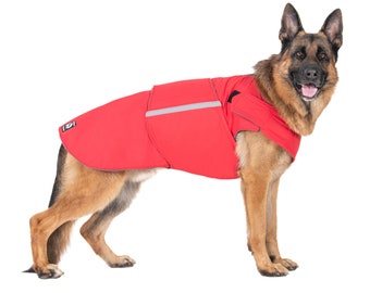 German Shepherd  Winter Dog Coat - Dog Jacket with underbelly protection - Custom made Dog Coat - Dog clothes - MADE TO ORDER