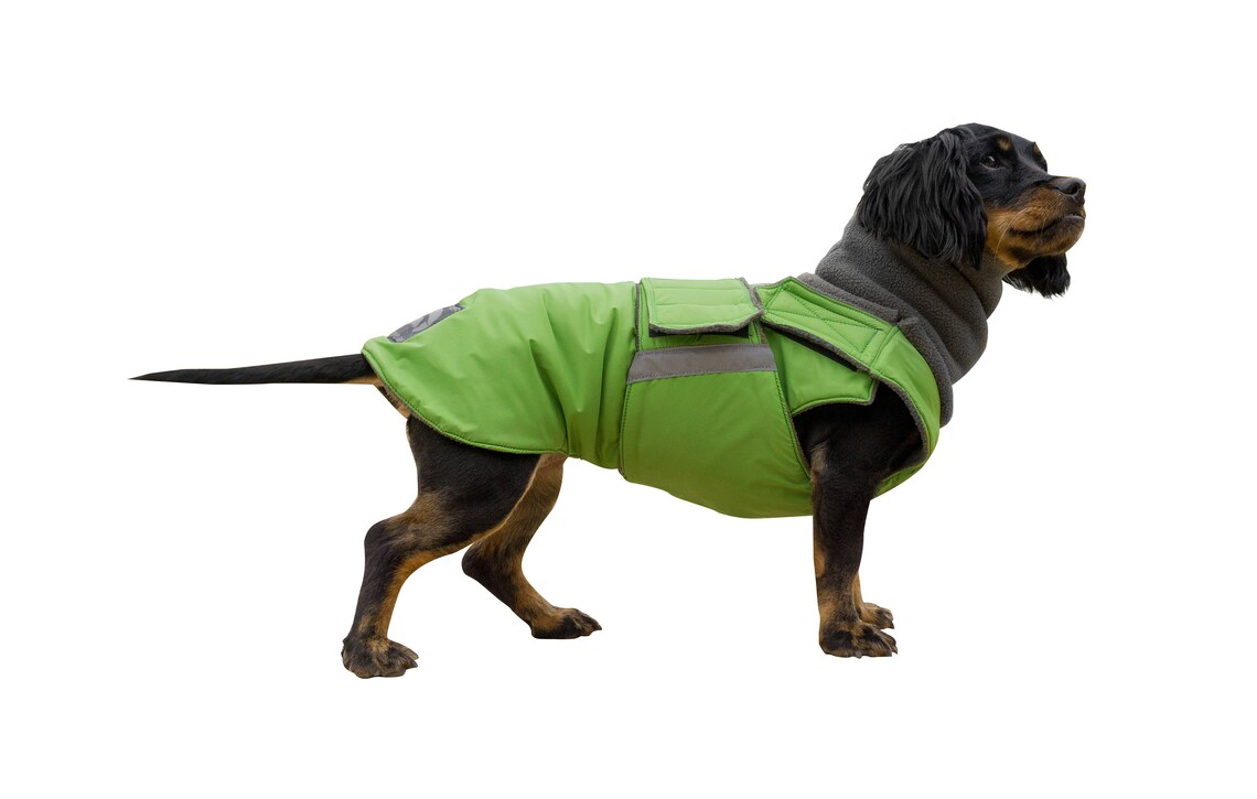 Dog Coat Winter Dog Jacket With Full Belly Cover and Neck Etsy UK