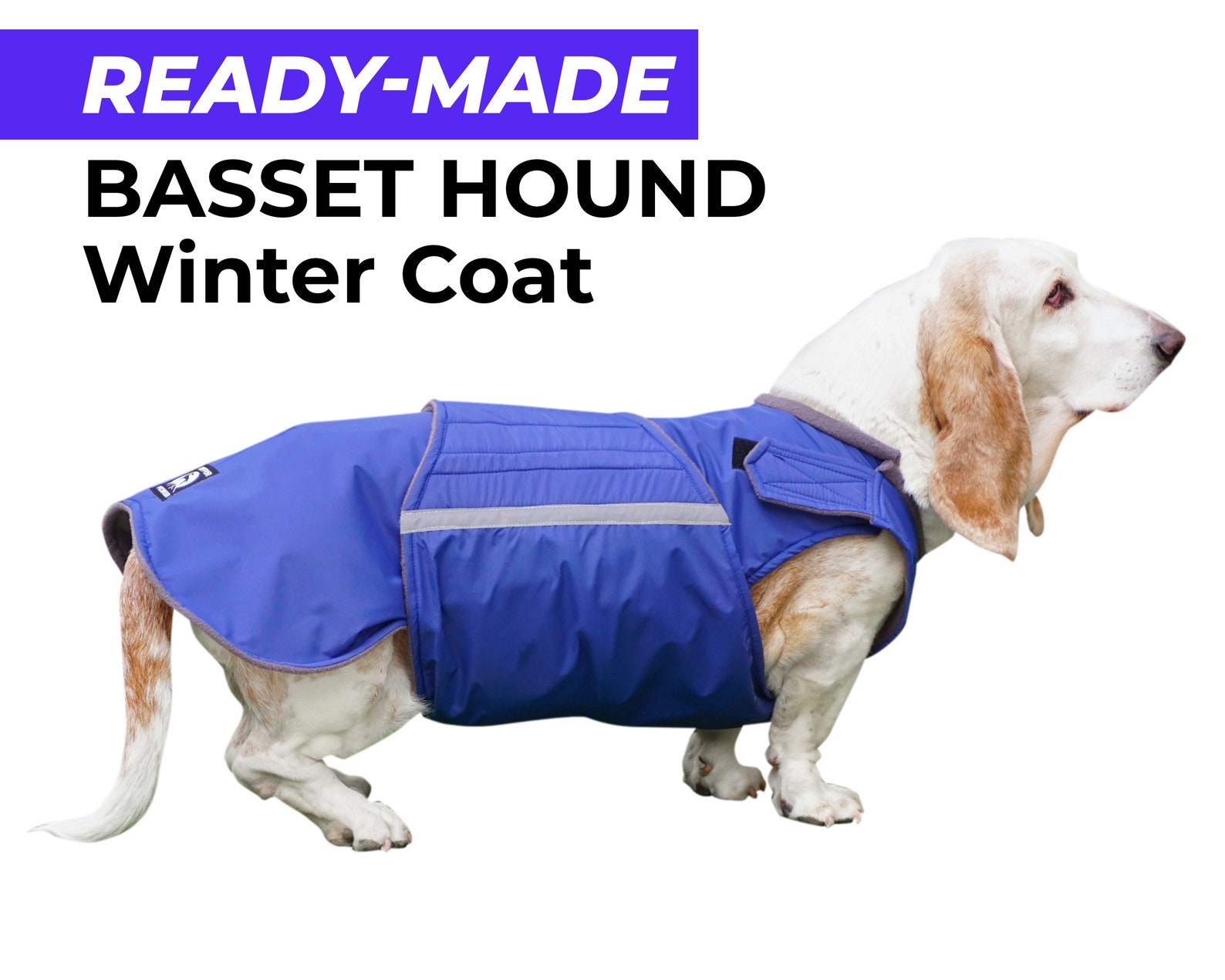 Readymade Basset Hound Winter Coat Basset Hound Jacket Etsy