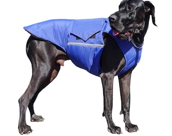 Extra Warm Winter Dog Coat - Large Dog Jacket - Custom made Dog Winter Coat - Waterproof / Fleece - Custom made for your dog