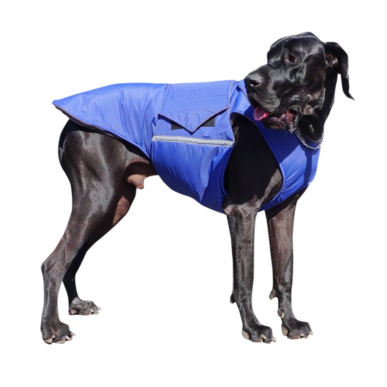 Extra Warm Winter Dog Coat Large Dog Jacket Custom made Dog Winter Coat Waterproof / Fleece Custom made for your dog image 1