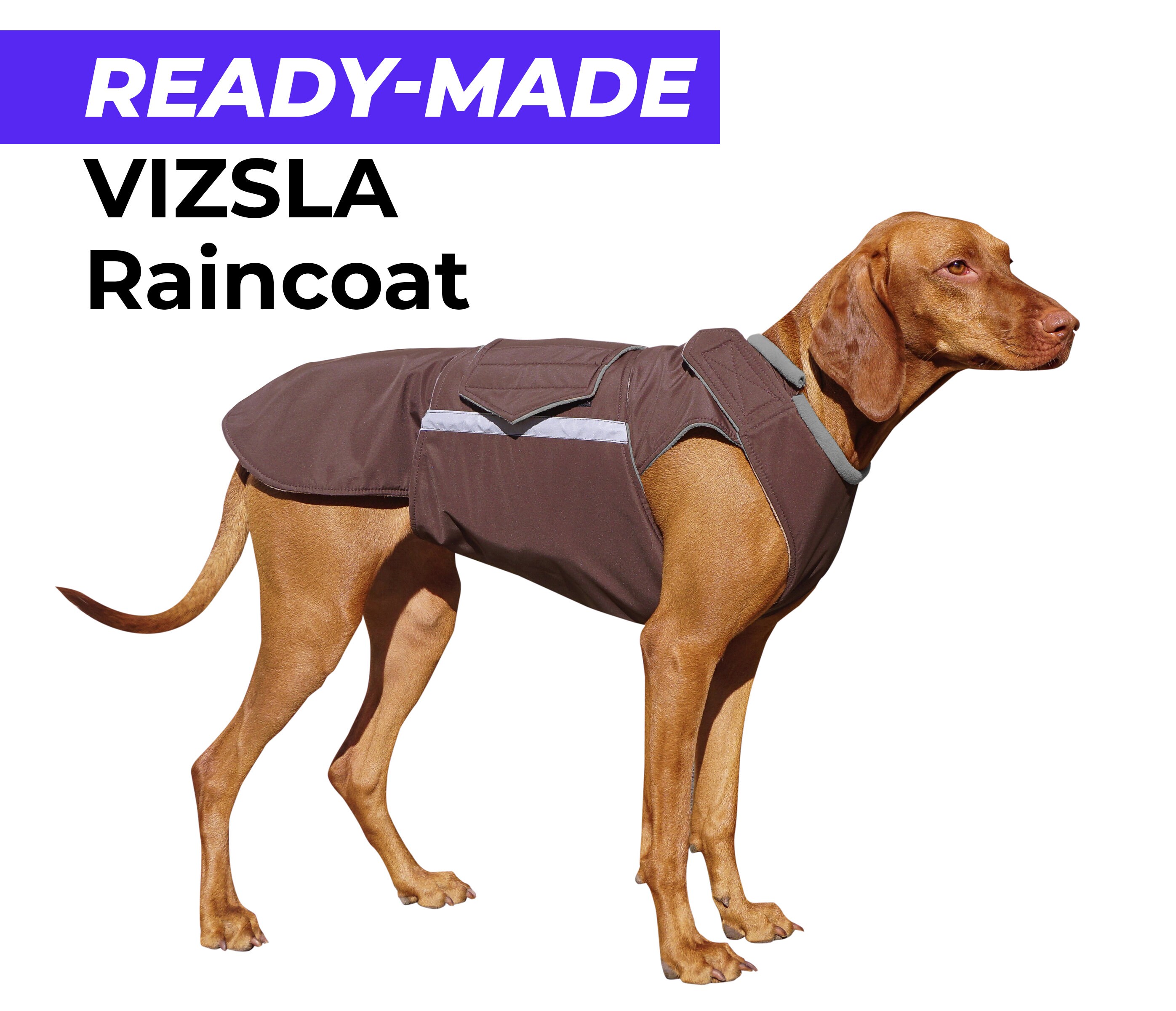 Readymade Vizsla Raincoat Vizsla Jacket Waterproof Outer Etsy