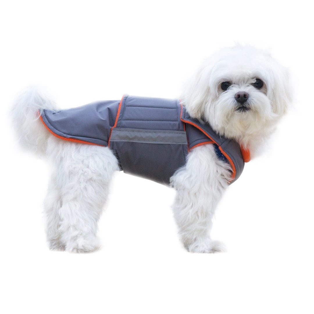 Bichon Dog Coat With Underbelly Protection Custom Made Dog Etsy