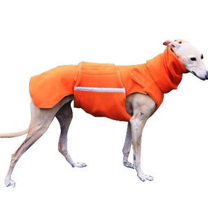 Fleece Dog Coat with underbelly protection - Fleece Dog Jacket - Fleece Coat + turtleneck / snood - MADE TO ORDER