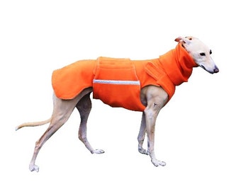 Fleece Dog Coat with underbelly protection - Fleece Dog Jacket - Fleece Coat + turtleneck / snood - MADE TO ORDER