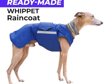 Ready-made Whippet Winter Coat - Whippet Jacket - Waterproof outer with fleece lining