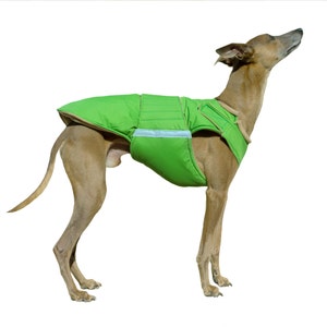 Greyhound dog coat - Extra warm winter dog jacket - Custom dog winter coat - Waterproof / Fleece - made to order