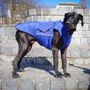 Extra Warm Winter Dog Coat Large Dog Jacket Custom made Dog Winter Coat Waterproof / Fleece Custom made for your dog image 10