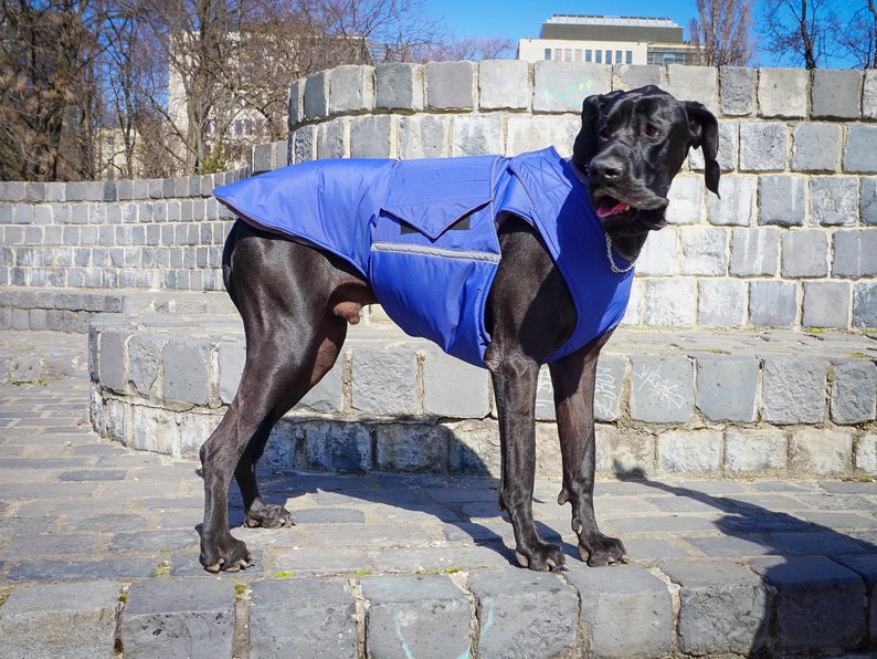 Extra Warm Winter Dog Coat Large Dog Jacket Custom made Dog Winter Coat Waterproof / Fleece Custom made for your dog image 10