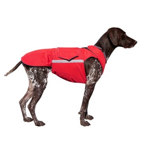 Pointer Winter Hundemantel Hundejacke mit Unterbauchschutz Maßgefertigte Hunde Regenjacke Wasserdicht / Fleece Maßgeschneidert für Ihren Hund Bild 1