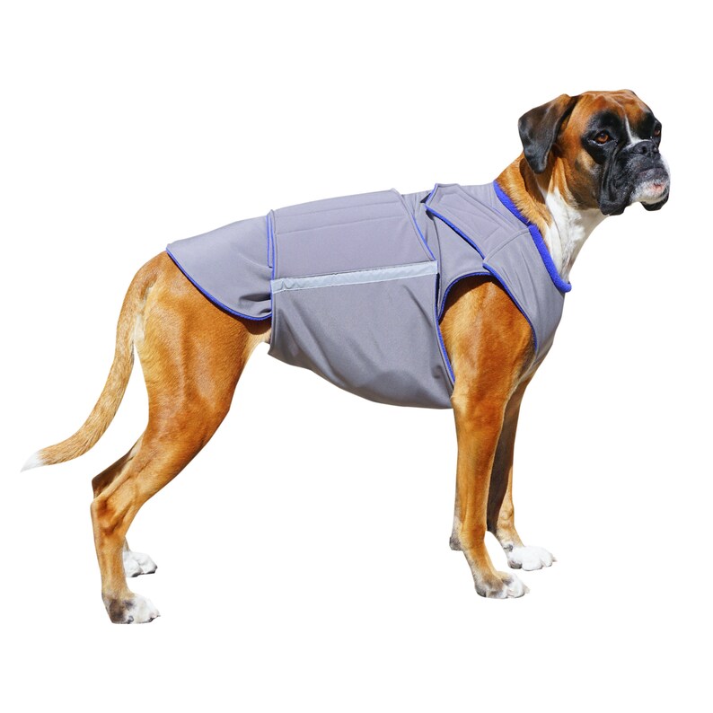 Boxer Dog Coat Winter Dog Jacket Softshell Outer With Etsy