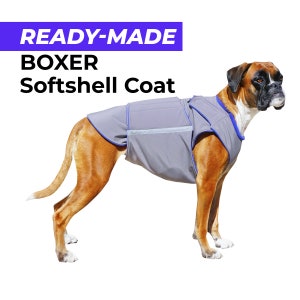 Ready-made Boxer Softshell Coat - Boxer Jacket - Waterproof outer with fleece lining