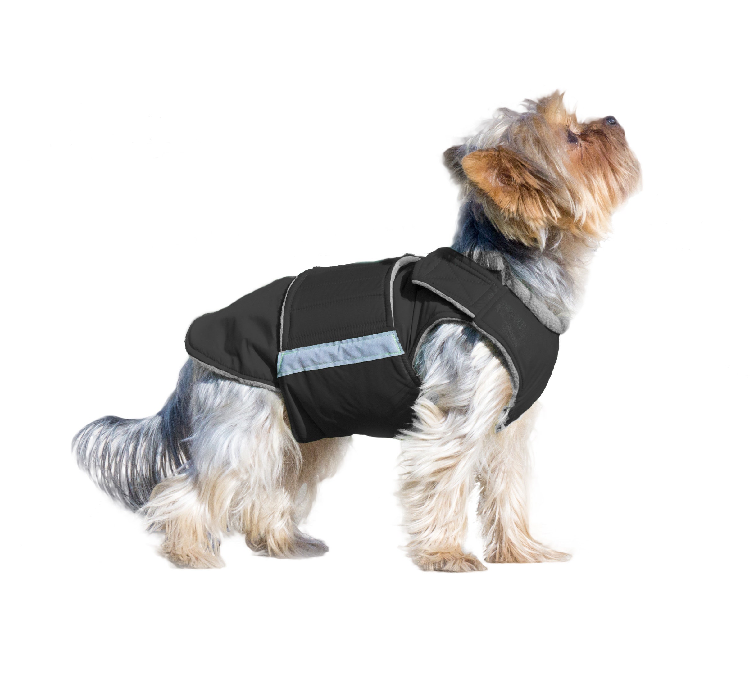 Yorkie Manteau pour chien extra chaud avec protection du ventre Vetements pour chiens personnalises pour Yorkshire Terrier Manteau impermeable polaire Sur mesure Etsy France