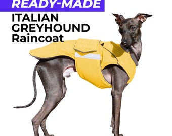 Ready-made Italian Greyhound Raincoat - Italian Greyhound Waterproof Jacket