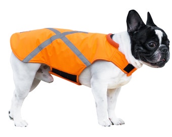 High visibility jacket - Hi Viz Dog Coat - Hi Vis Dog Coa - Reflective Dog Vest - Reflective Dog Safety Vest - for all breed - custom made
