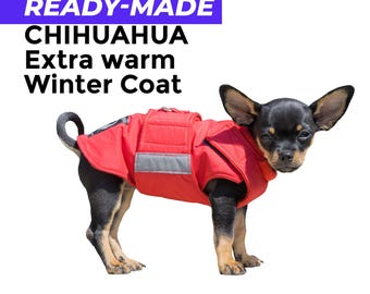 Gotowa kurtka zimowa Chihuahua Extra Warm – wodoodporna, ocieplana, z podszewką z polaru