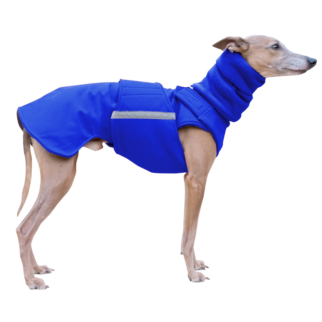 Greyhound Winter Dog Coat Dog Jacket With Snood and Etsy
