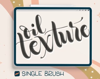 SINGLE Procreate Brush - Glare - Brush for iPad lettering, Illustration, Digital art brush iPad Pro