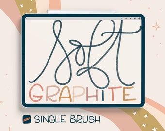 SINGLE Procreate Brush - Chalk Monoline - Brush for iPad lettering, Illustration, Digital art brush iPad Pro
