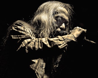 Damo Suzuki, live, on stage, Can, poster, print, photograph, photo,