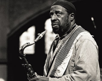 Yusef Lateef, Dr, live, on stage, photograph, poster, print, jazz, musician, photo