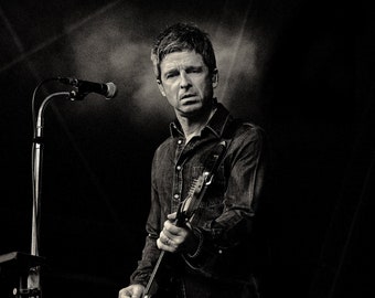 Noel Gallagher. Oasis, print, photograph, art, poster