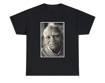 BKS Iyengar. T-Shirt. portrait