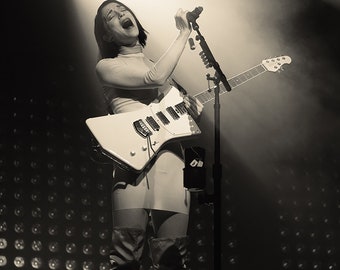 St Vincent. live, on stage, photo, print, poster, art, photograph,