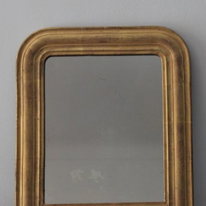 Small Antique Mirror Louis Philippe Gilt Mirror 