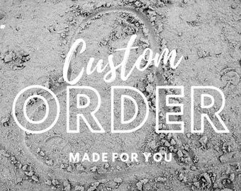 MADE TO ORDER - Please read description -private listing for Clamshell Clutch bag