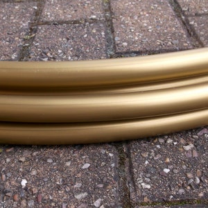 Champagne Gold Metallic Collapsible Polypro Hula Hoop image 3