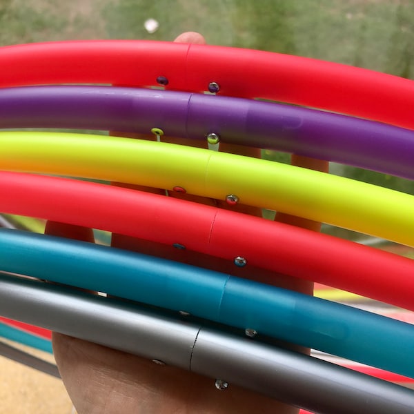 READY TO SHIP: 5/8 Coloured Travel Polypro Hoops