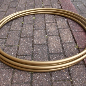 Champagne Gold Metallic Collapsible Polypro Hula Hoop image 4