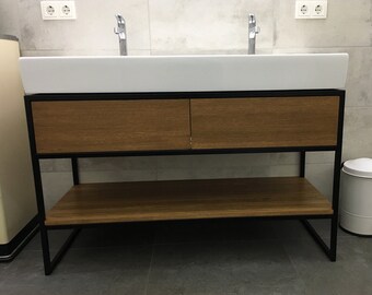 Bathroom vanity, cabinet, commode, "Loft Structure"