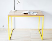 Office desk, desk, table , Industrial series "Industrial Yellow"