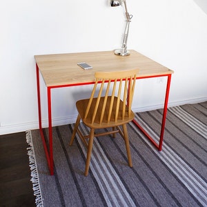 Office desk, desk, table, Industrial Red Oak image 1